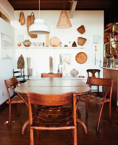 6 A dining table and chairs by seminal California woodworker Art Carpenter. - See more at httpwww.craftcouncil.orgmagazinearticleseeker#sthash.tooTHEyW.dpuf